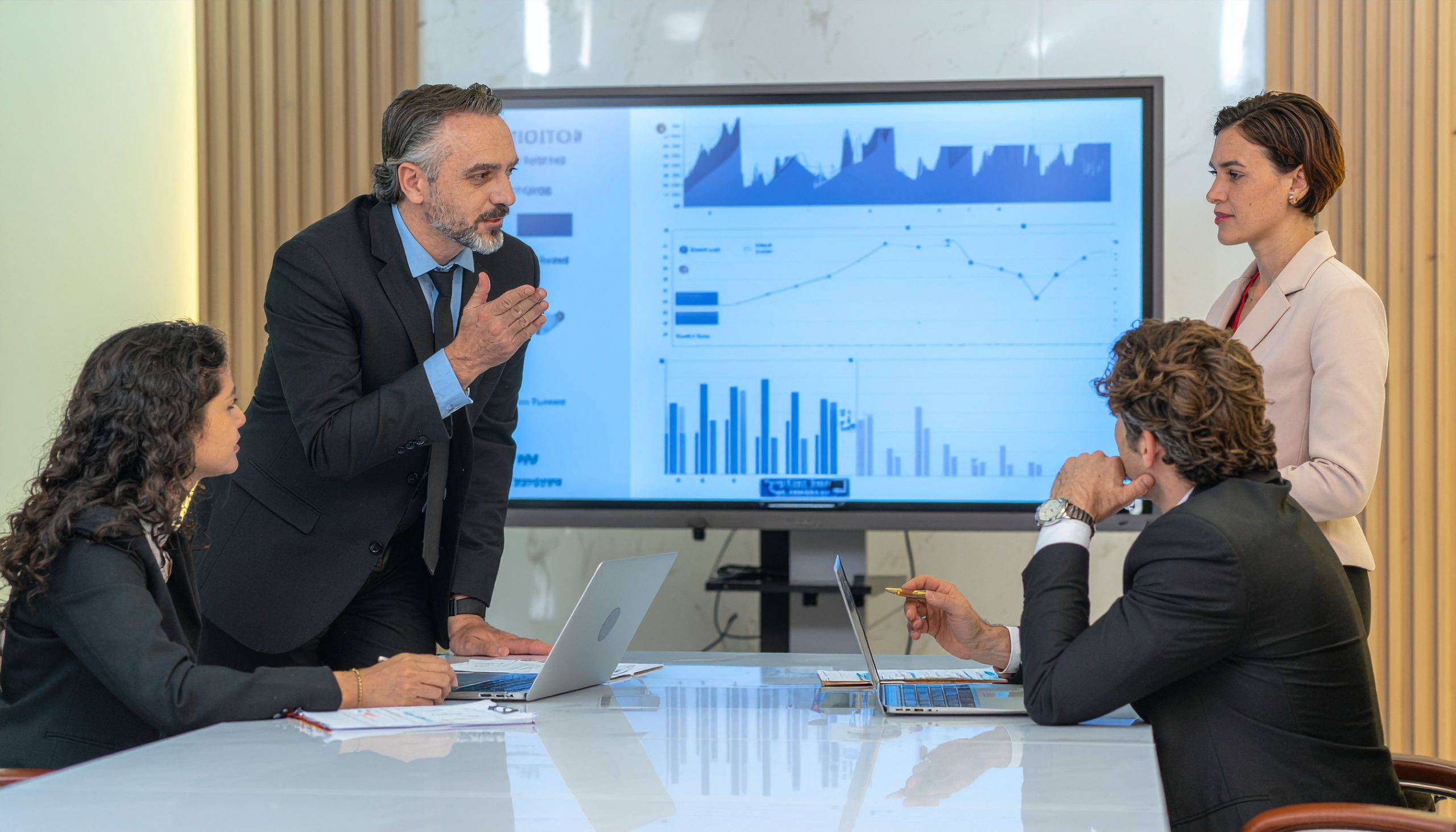 Entscheider in der Diskussion über ITIL